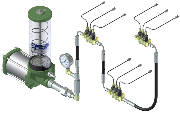 Centro-Matic Industrial Automated Lubrication System