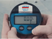 Lincoln Industrial how to video: Lincoln digital oil meters - Calibration procedure
