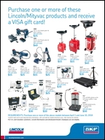 The SKF Lubrication Product Division End-User VISA Gift Card Promotion